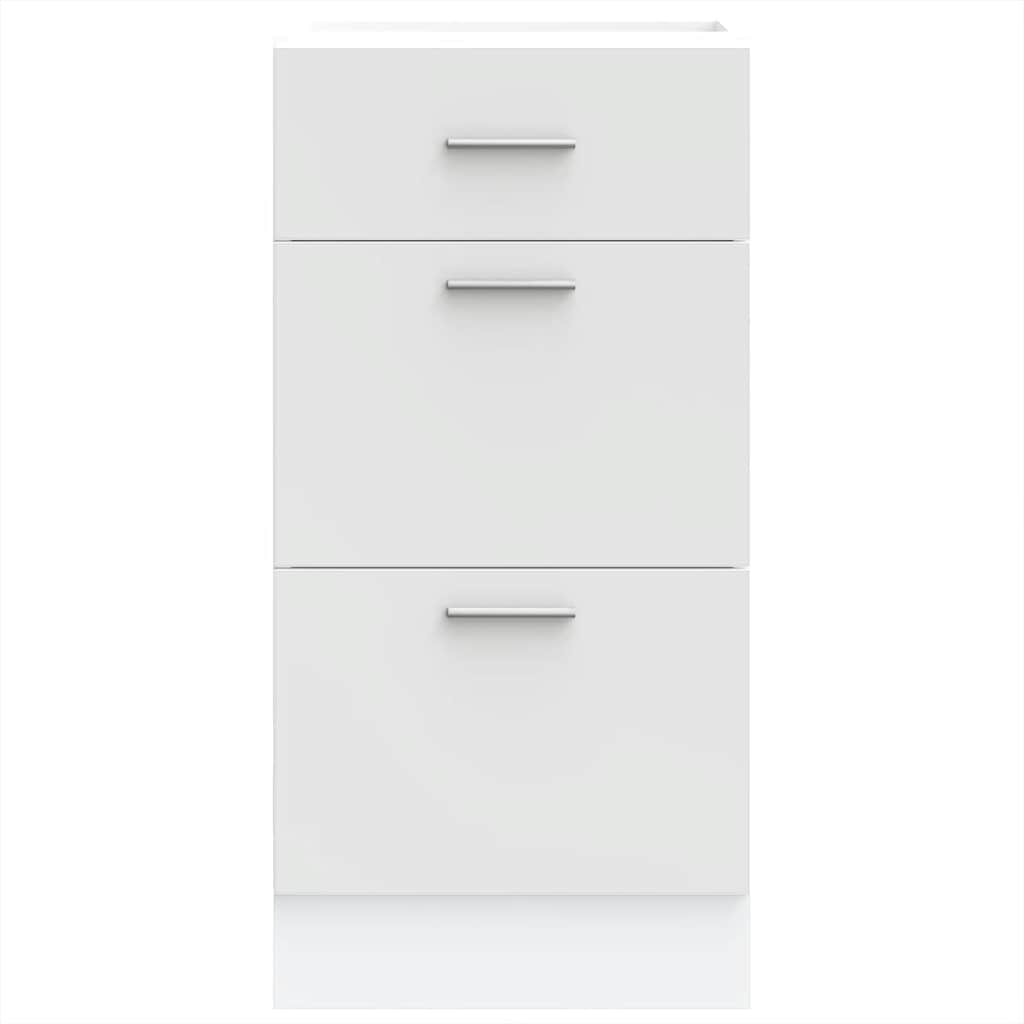 Armoire de plancher blanc 40x46x81,5 cm bois d'ingénierie