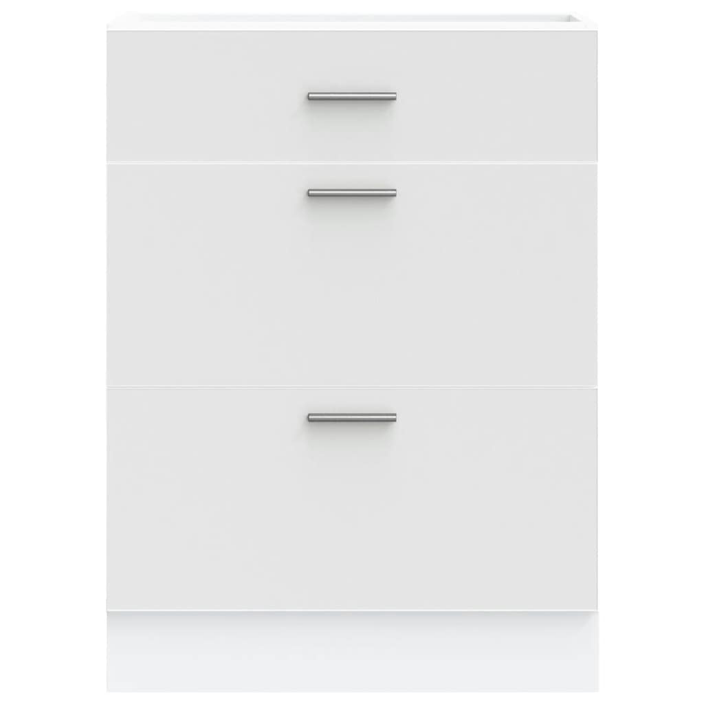 Armoire de cuisine blanc bois d'ingénierie