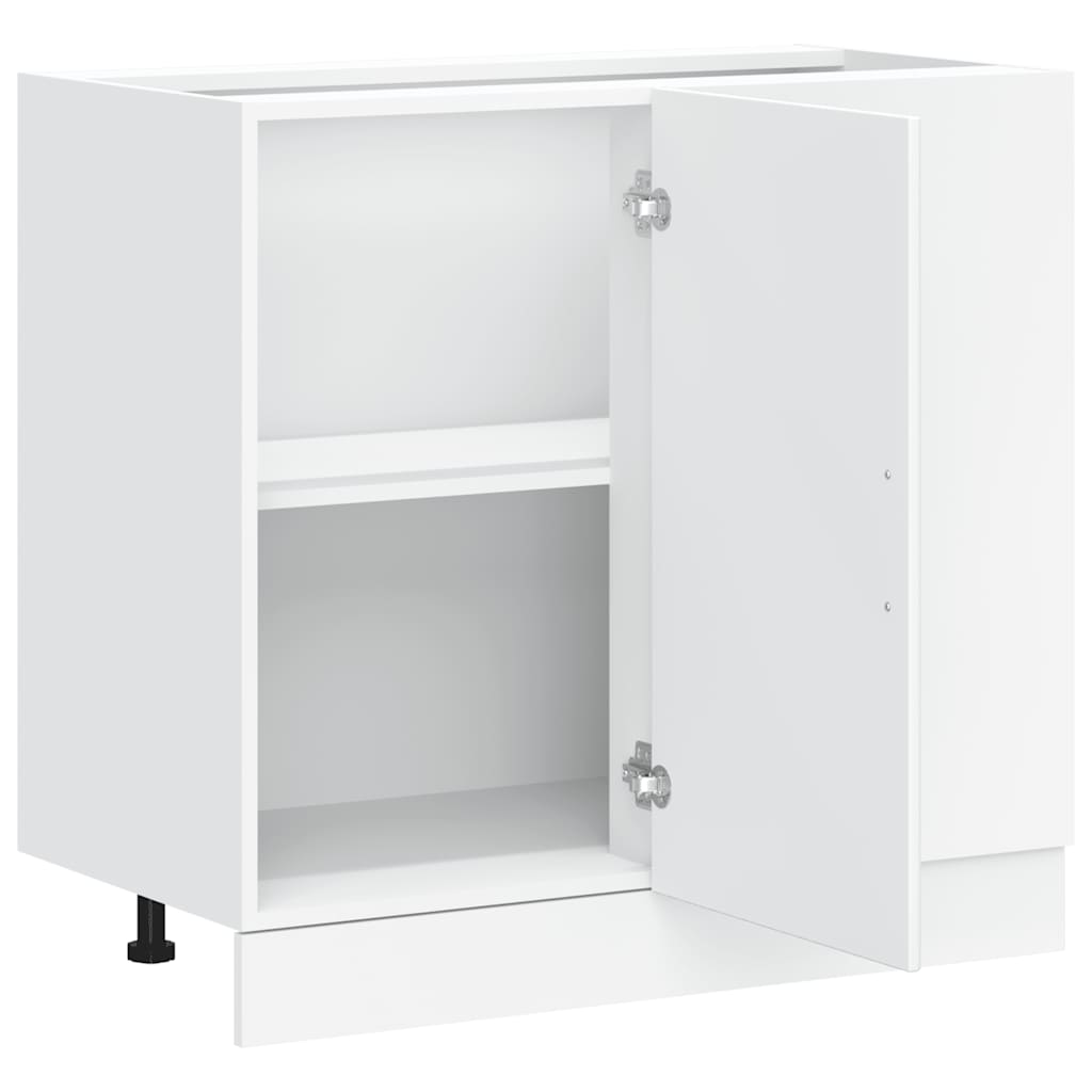 Armoire de cuisine Porto blanc bois d'ingénierie