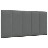 Cadre de lit sans matelas gris foncé 100x200 cm tissu