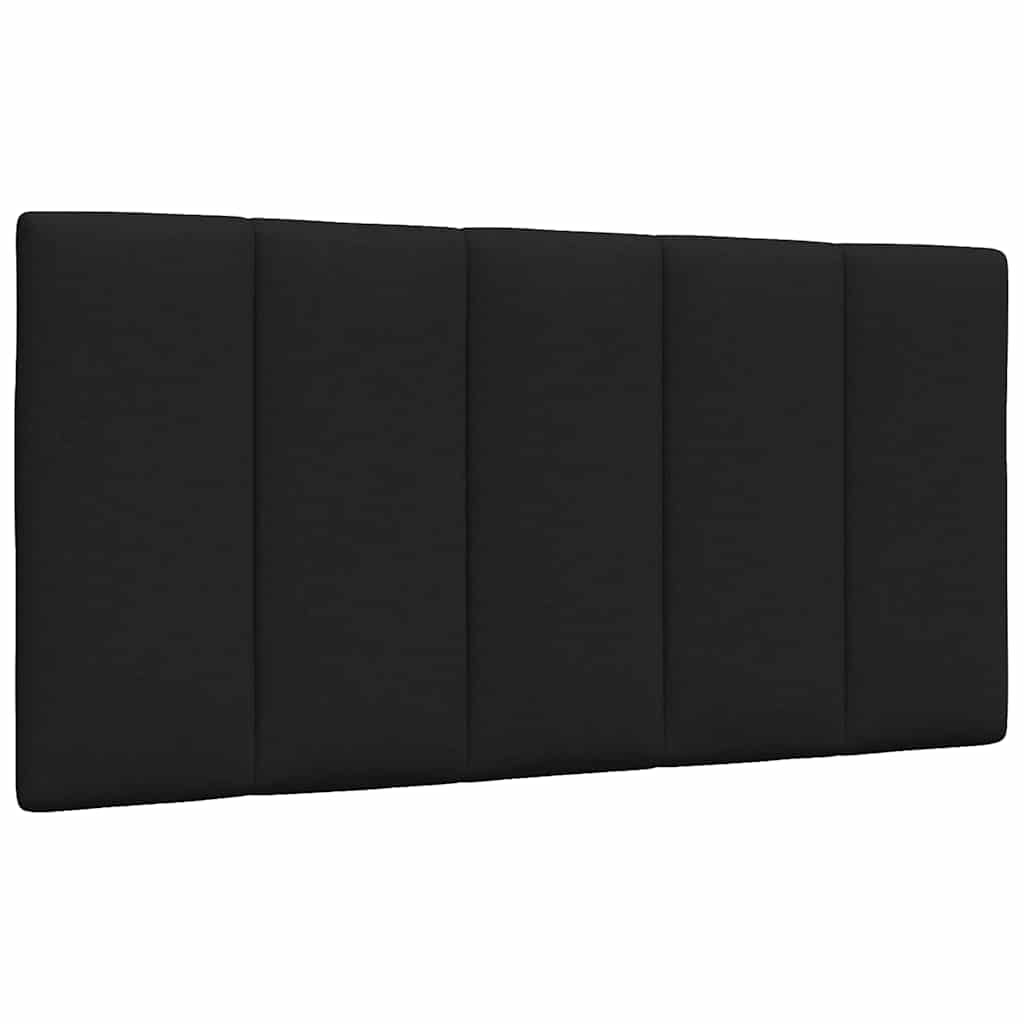 Cadre de lit sans matelas noir 100x200 cm tissu