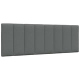 Cadre de lit sans matelas gris foncé 120x200 cm tissu