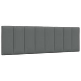 Cadre de lit sans matelas gris foncé 160x200 cm tissu