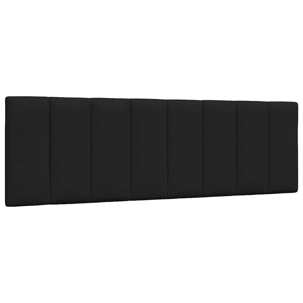 Cadre de lit sans matelas noir 160x200 cm tissu