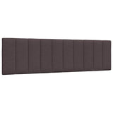 Cadre de lit sans matelas marron foncé 180x200 cm tissu