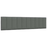 Cadre de lit sans matelas gris foncé 200x200 cm tissu