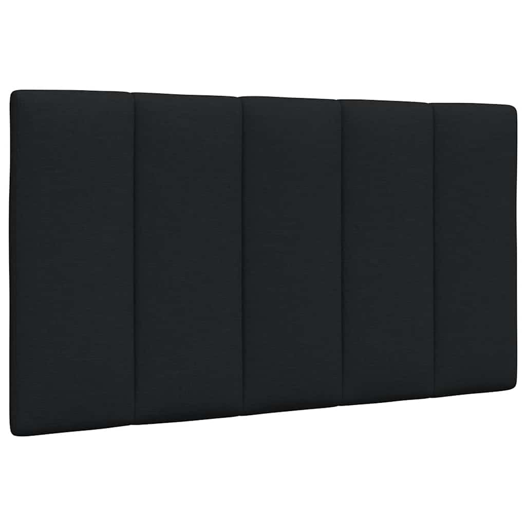 Cadre de lit sans matelas noir 80x200 cm tissu