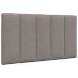 Cadre de lit sans matelas taupe 80x200 cm tissu