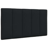 Cadre de lit sans matelas noir 90x200 cm tissu