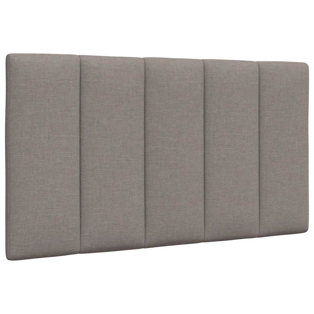 Cadre de lit sans matelas taupe 90x200 cm tissu