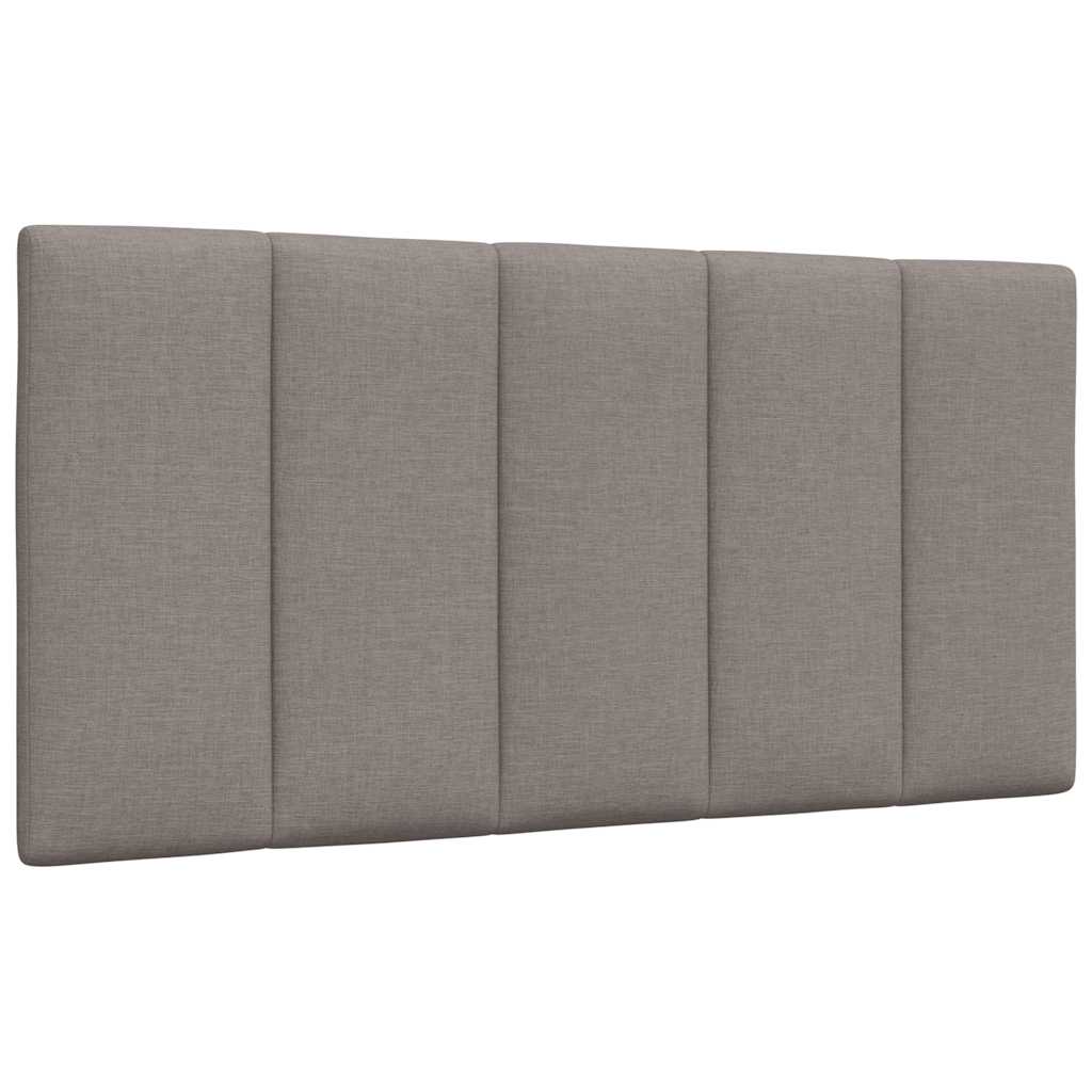 Cadre de lit sans matelas taupe 100x200 cm tissu