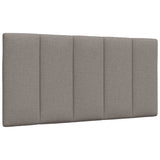 Cadre de lit sans matelas taupe 100x200 cm tissu