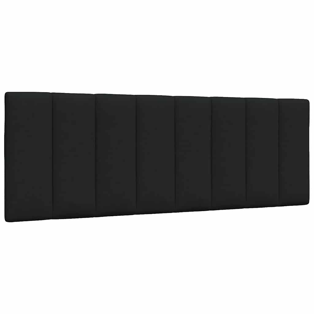 Cadre de lit sans matelas noir 120x200 cm tissu