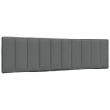 Cadre de lit sans matelas gris foncé 180x200 cm tissu