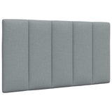 Lit avec matelas gris clair 90x190 cm tissu