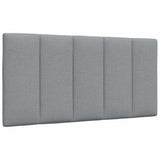 Lit avec matelas gris clair 100x200 cm tissu