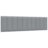 Lit avec matelas gris clair 180x200 cm tissu