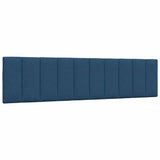 Lit avec matelas bleu 200x200 cm tissu