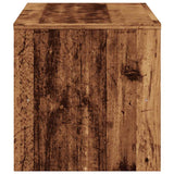 Meuble TV vieux bois 100x40x40 cm bois d'ingénierie