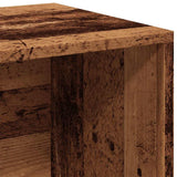 LP-Aufbewahrungsboxen Altholz 69,5x34x36 cm Holzwerkstoff