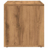 LP Storage Boxes Handcrafted Oak Engineered Wood