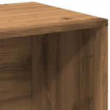 LP Storage Boxes Handcrafted Oak Engineered Wood