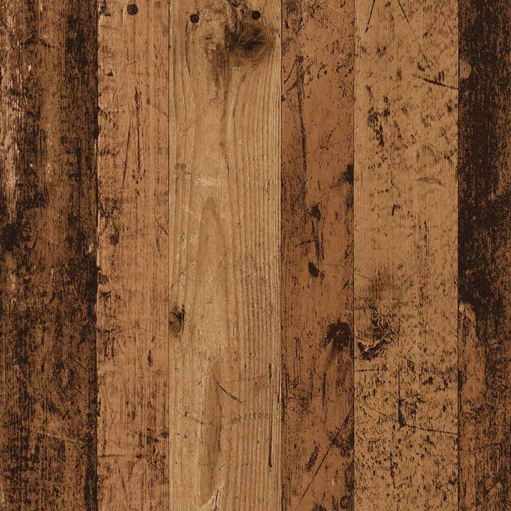 Meuble TV vieux bois 102x30x37,5 cm bois d'ingénierie