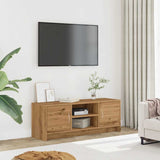 Meuble TV chêne artisanal 102x30x37,5 cm bois d'ingénierie