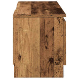 Meuble TV vieux bois 102x30x36 cm bois d'ingénierie