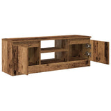 Meuble TV vieux bois 102x30x36 cm bois d'ingénierie