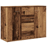 Buffet vieux bois 88x30x64 cm bois d'ingénierie