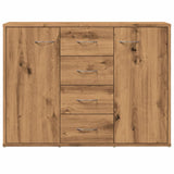 Handgefertigtes Sideboard aus Eichenholz, 88 x 30 x 64 cm, Holzwerkstoff