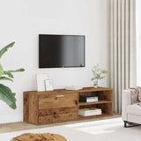 Meuble TV vieux bois 120x34x37 cm bois d'ingénierie