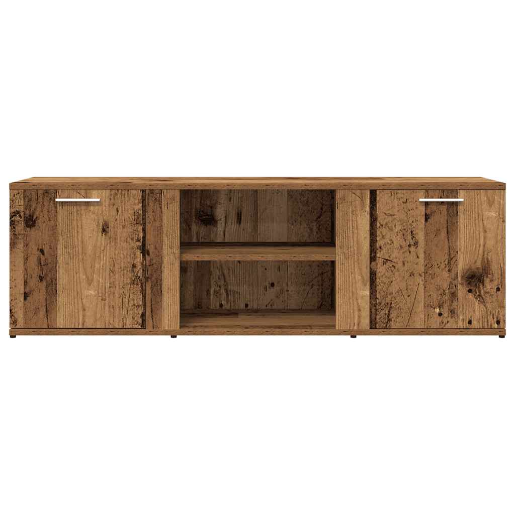 Meuble TV vieux bois 120x34x37 cm bois d'ingénierie