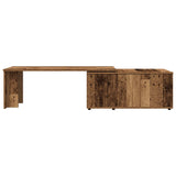 Table basse vieux bois 150x50x35 cm bois d'ingénierie