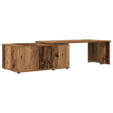 Table basse vieux bois 150x50x35 cm bois d'ingénierie