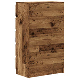 Old wood chest of drawers 60x36x103 cm engineered wood