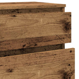 Old wood chest of drawers 60x36x103 cm engineered wood