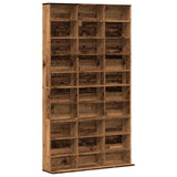 Armoire à CD vieux bois 102x23x177,5 cm bois d'ingénierie