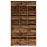 Armoire à CD vieux bois 102x23x177,5 cm bois d'ingénierie