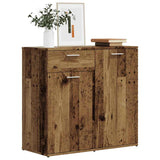 Buffet vieux bois 80x36x75 cm bois d'ingénierie