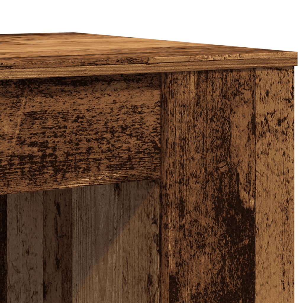 Table basse vieux bois 102x55x42 cm bois d'ingénierie