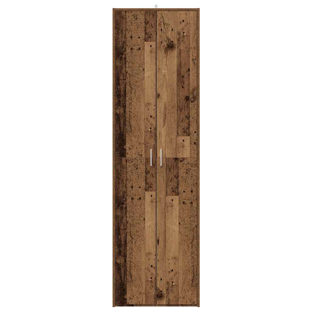 Flurgarderobe Altholz 55x25x189 cm Holzwerkstoff