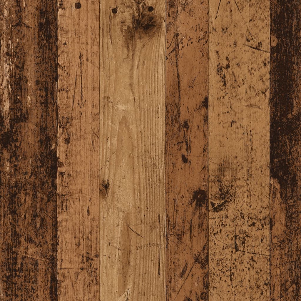 Table basse vieux bois 100x48x40 cm bois d'ingénierie