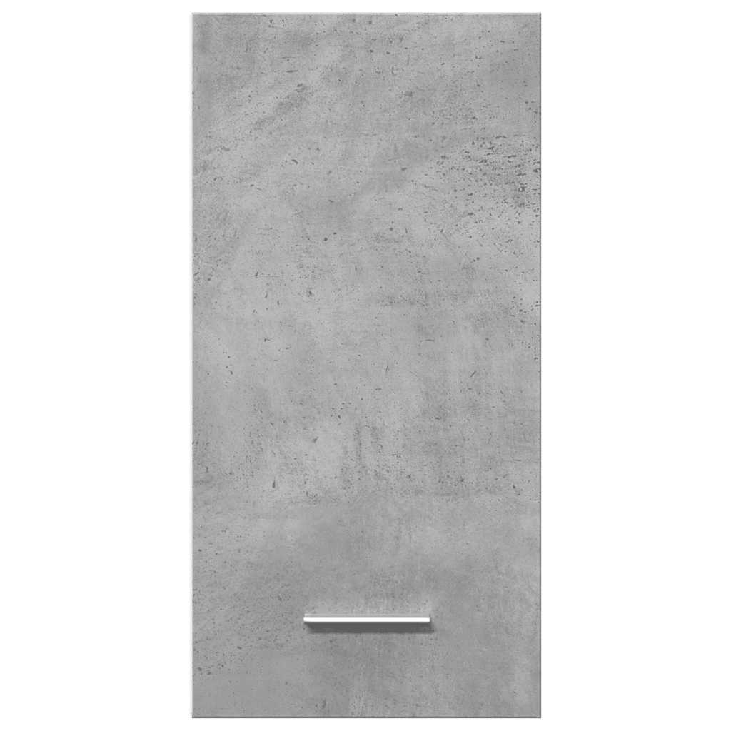 Armoire suspendue gris béton 30x31x60 cm bois d'ingénierie