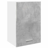 Armoire suspendue gris béton 40x31x60 cm bois d'ingénierie