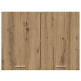 Hanging cabinet craft oak 80x31x60 cm engineered wood