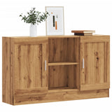 Buffet chêne artisanal 120x30,5x70 cm bois d'ingénierie