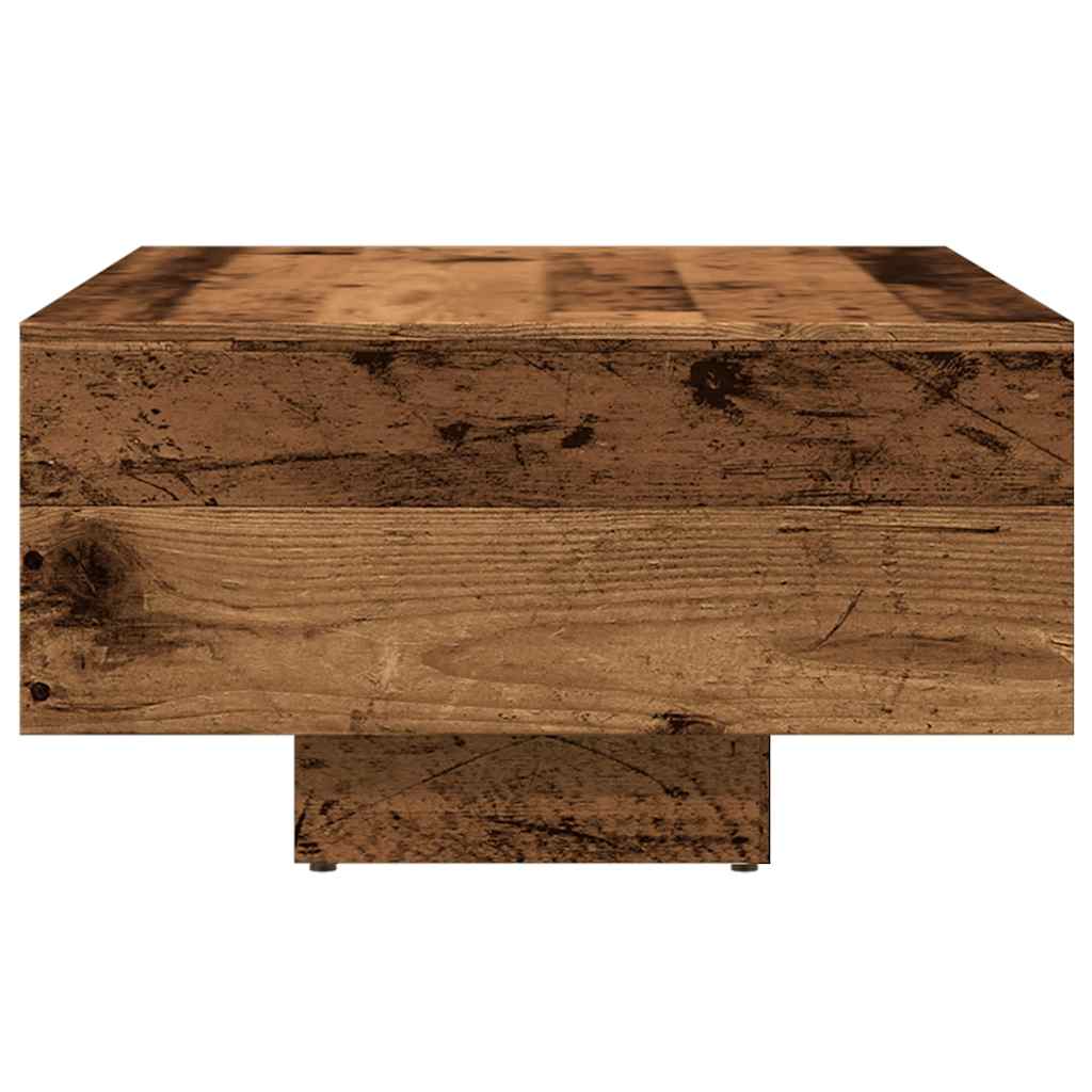 Coffee table old wood 85x55x31 cm engineered wood