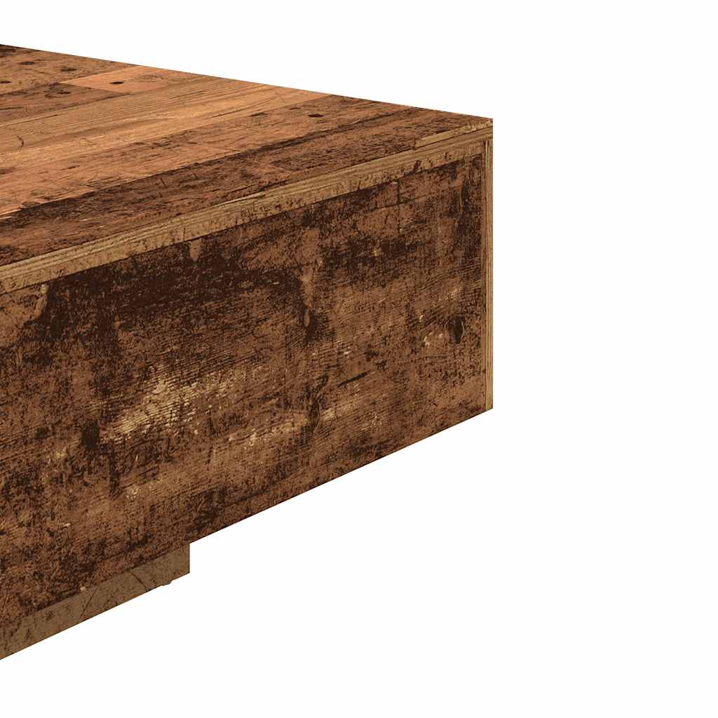 Coffee table old wood 85x55x31 cm engineered wood